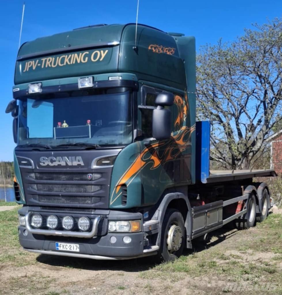 Scania R 560 훅 리프트 트럭