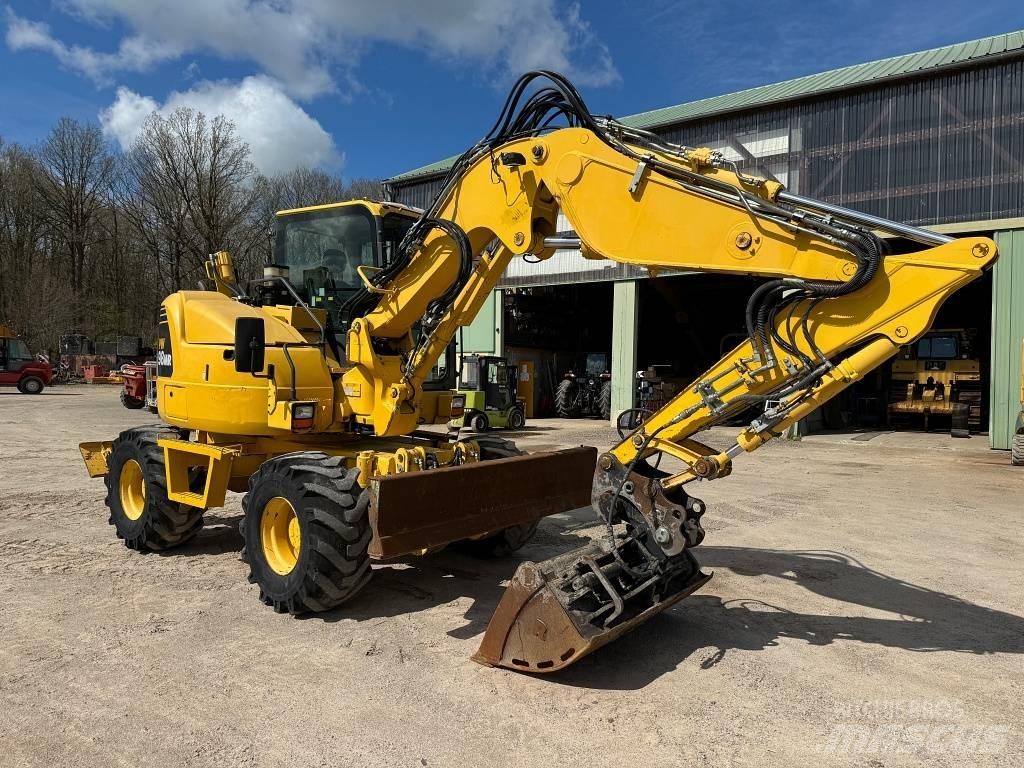 Komatsu PW 98 MR-8  휠 굴삭기