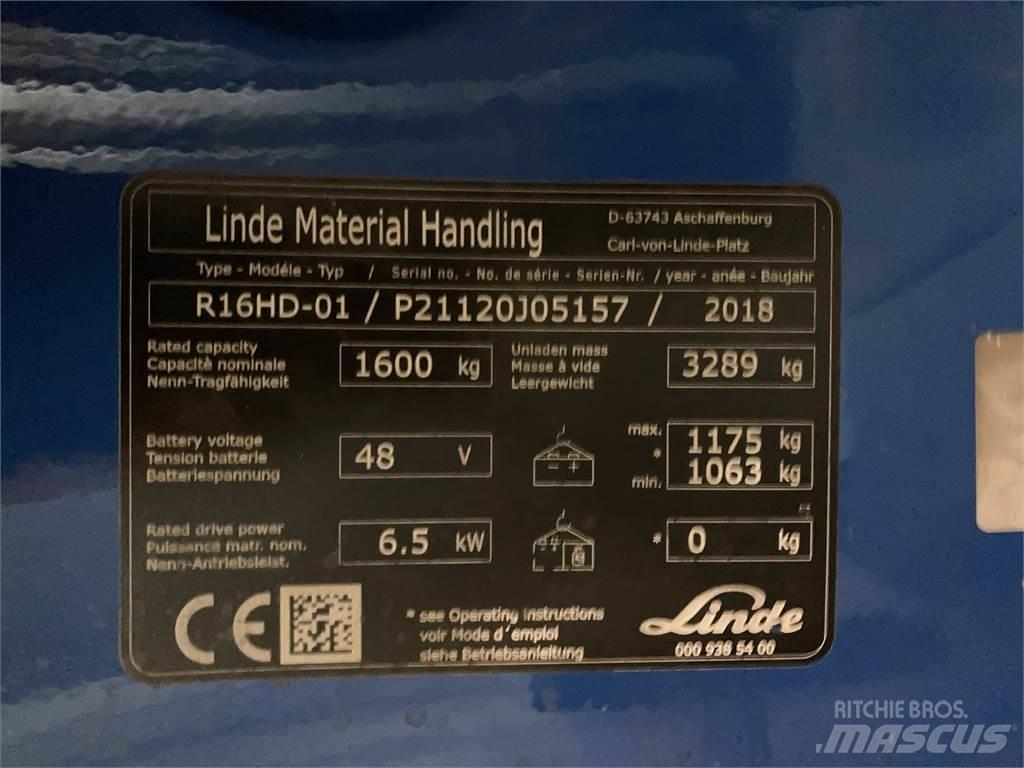 Linde R16HD 리치 트럭