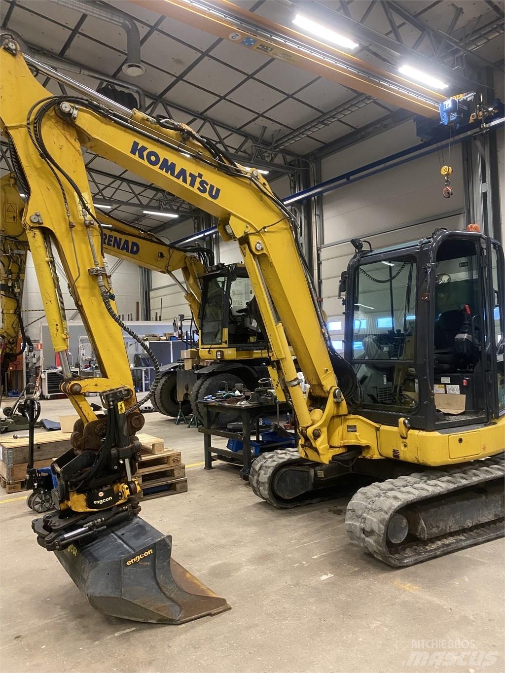 Komatsu PC55MR-5 소형 굴삭기 7톤 미만