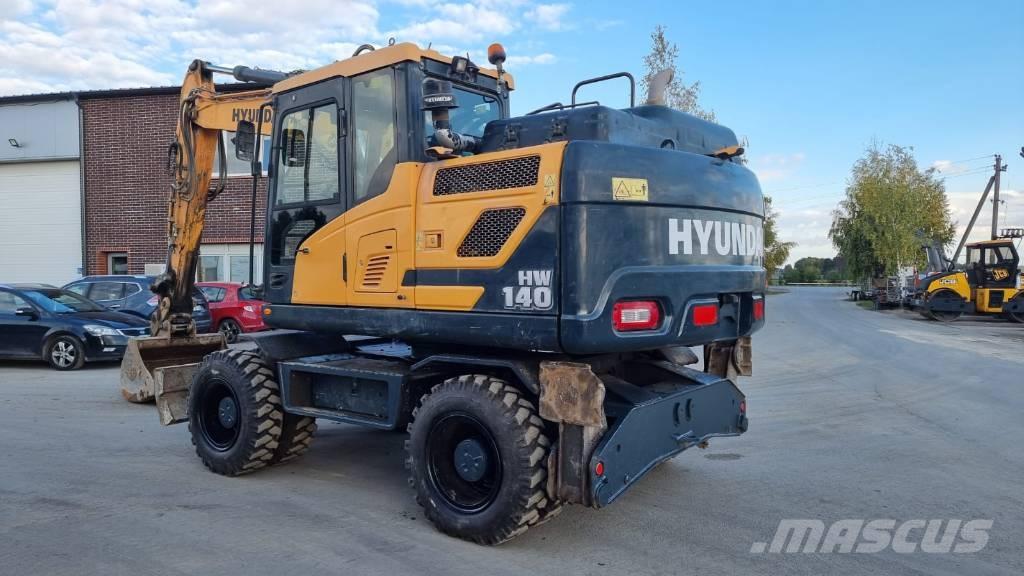 Hyundai HW 140  휠 굴삭기