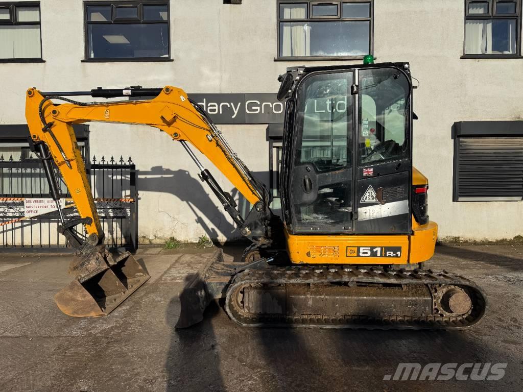 JCB 51 R-1 소형 굴삭기 7톤 미만