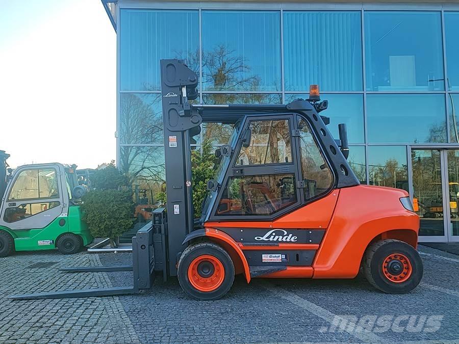 Linde H80D-02/900 디젤 지게차