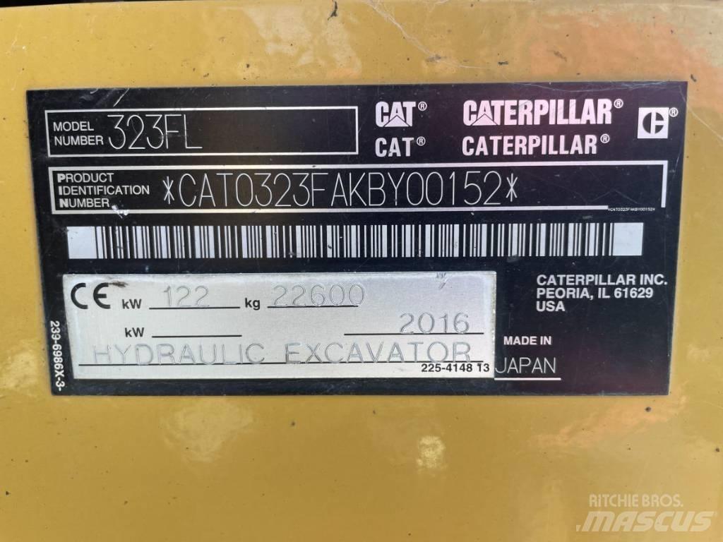 CAT 323F L 대형 굴삭기 29톤 이상