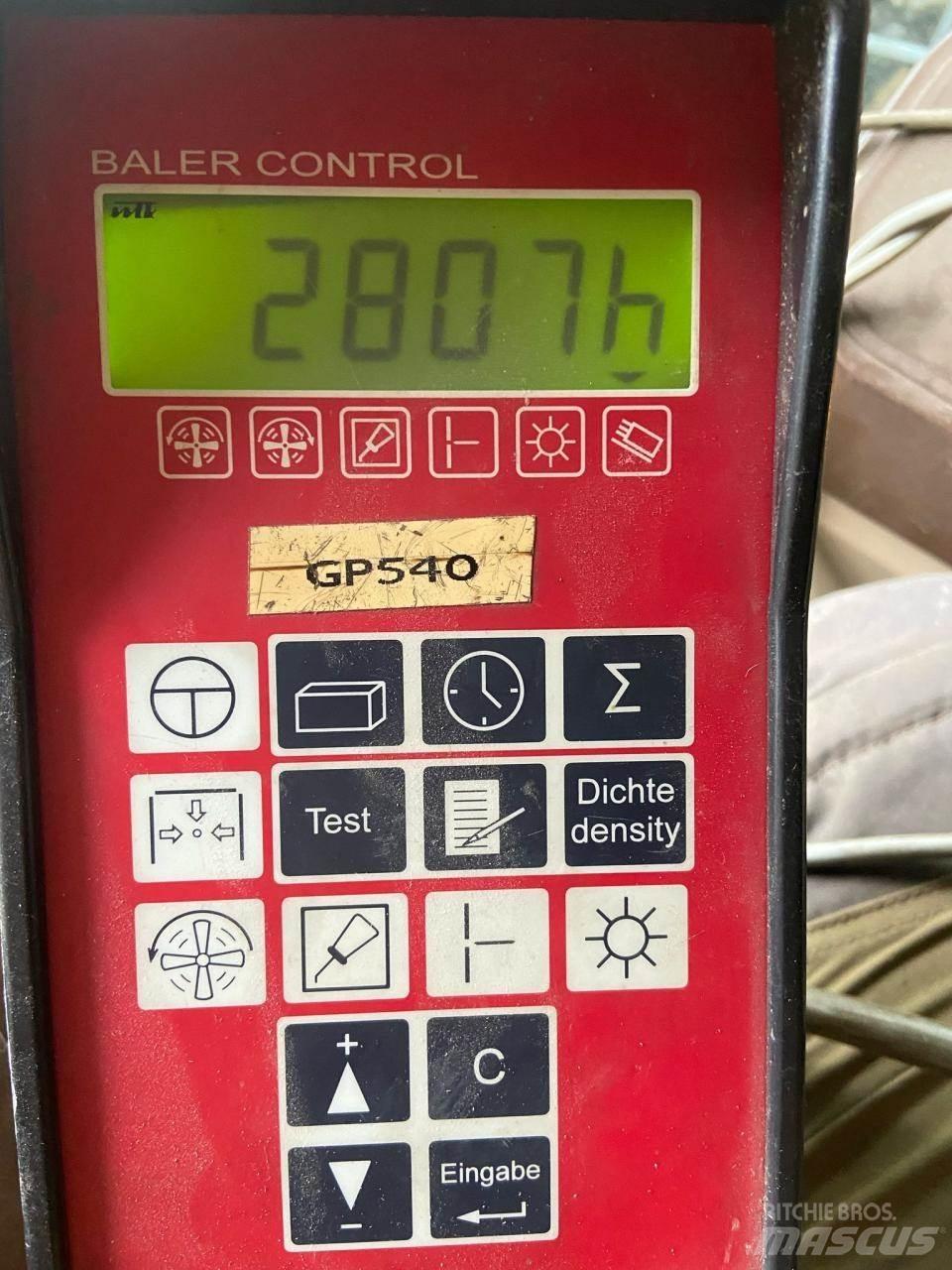 Case IH 540 각형 곤포기
