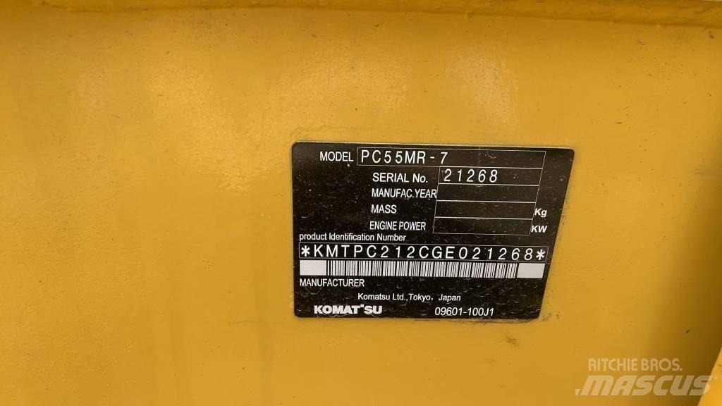 Komatsu PC 55 MR 대형 굴삭기 29톤 이상