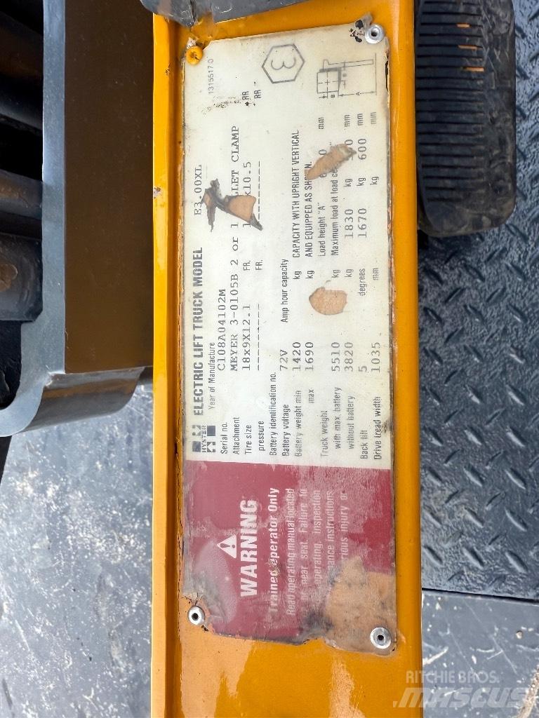 Hyster E3.00XL 전동 지게차