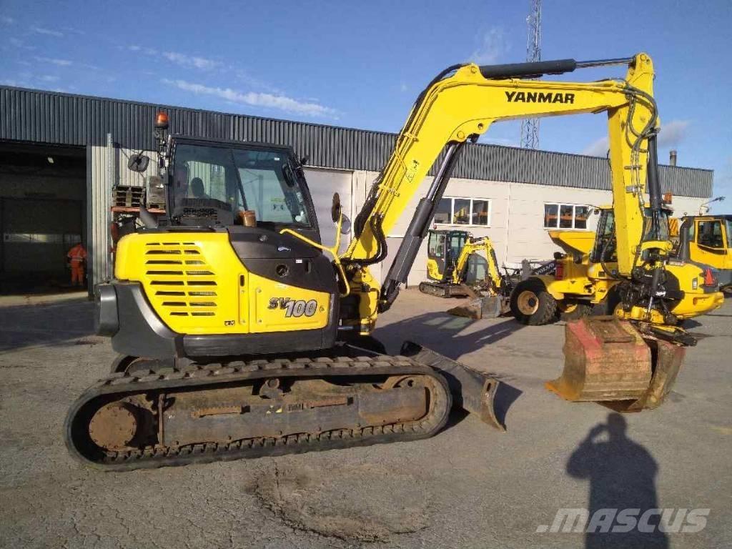 Yanmar SV 100-2A 중형굴삭기 7톤-28톤