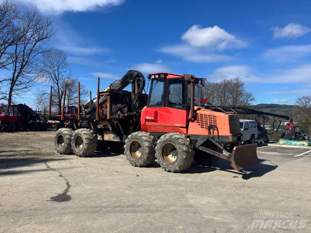 Valmet 860 원목 포워더