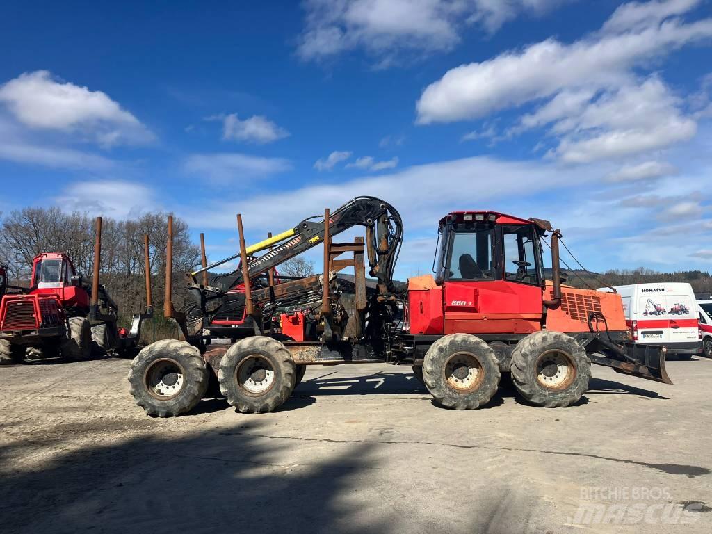 Valmet 860 원목 포워더