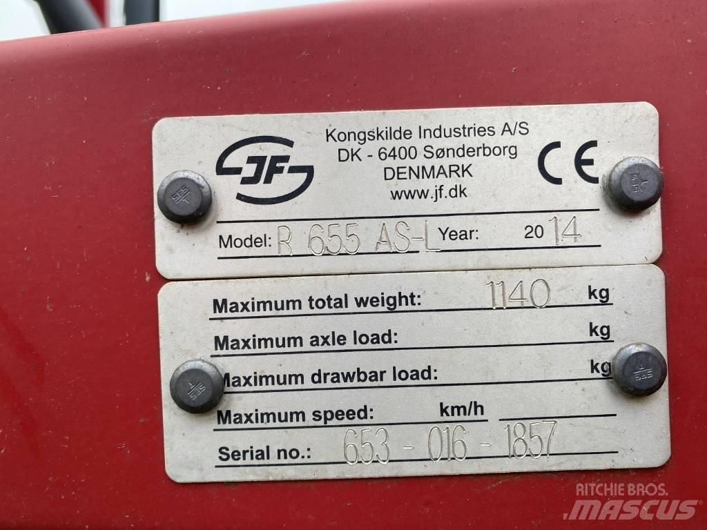 Kongskilde R655 ASL 갈퀴 및 테더