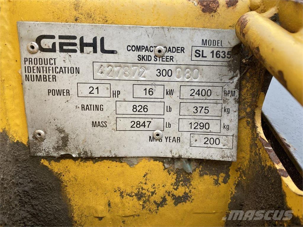 Gehl SL1650 미니 로더