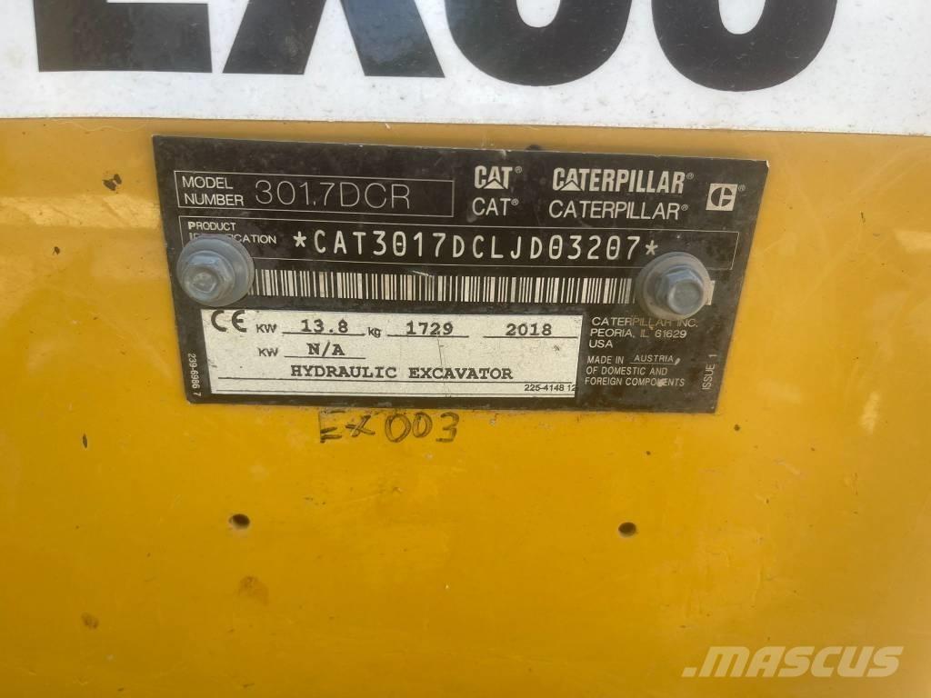 CAT 301.7 CR 소형 굴삭기 7톤 미만