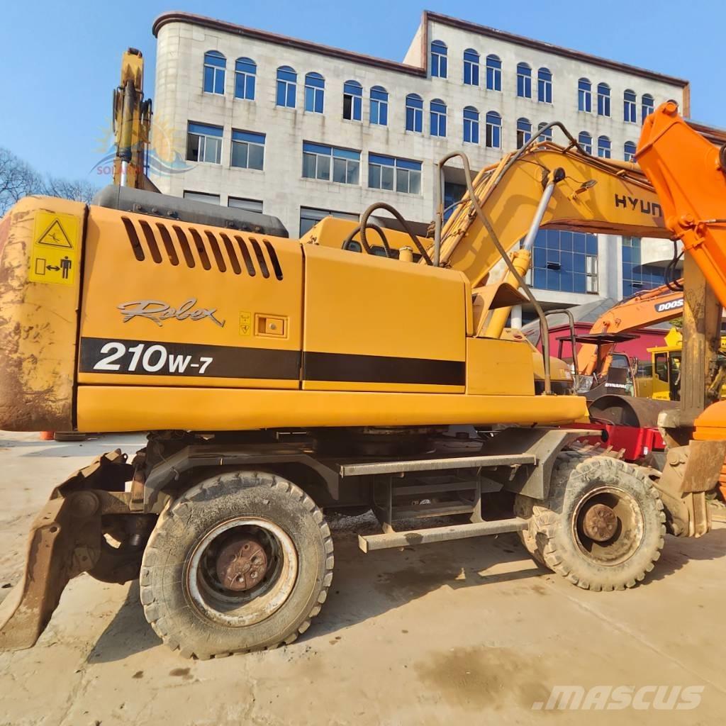 Hyundai Robex 210W-7  휠 굴삭기