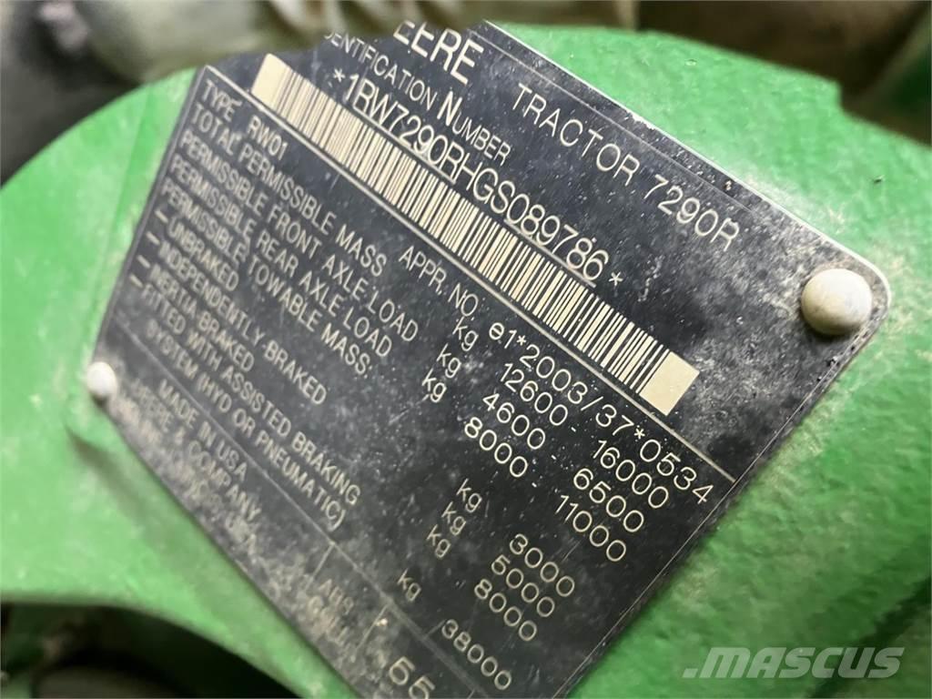 John Deere 7290R 트랙터