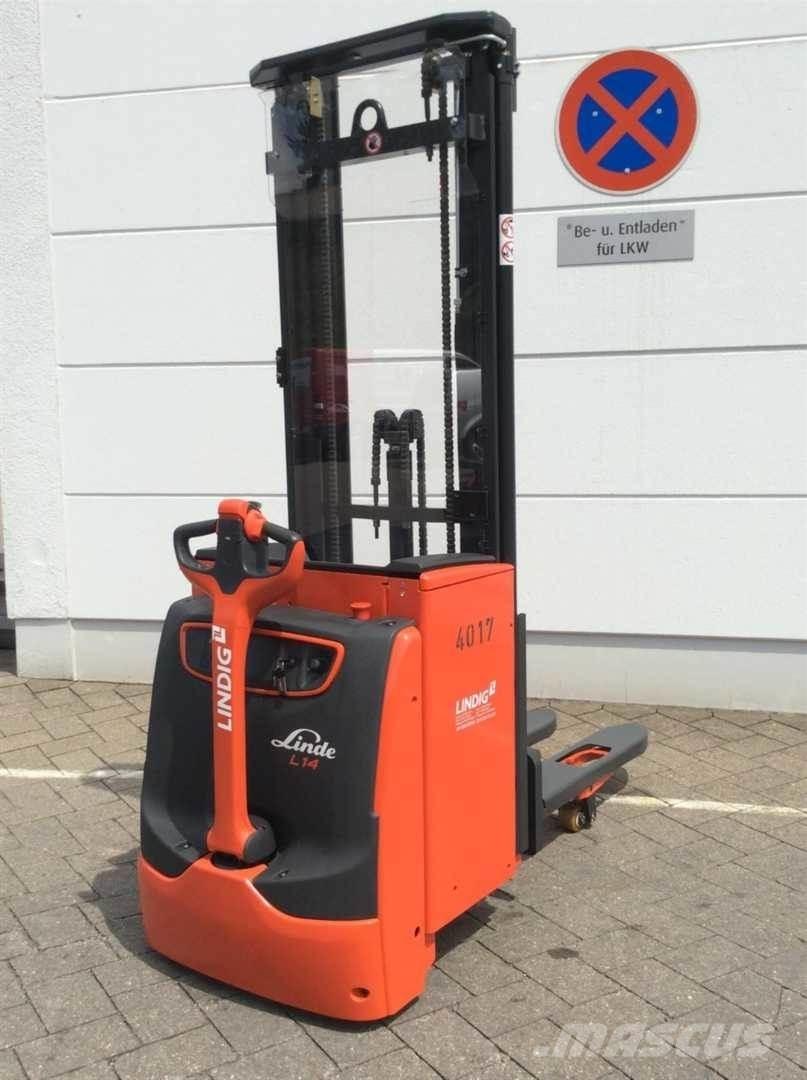 Linde L14I 보행식 리치 지게차