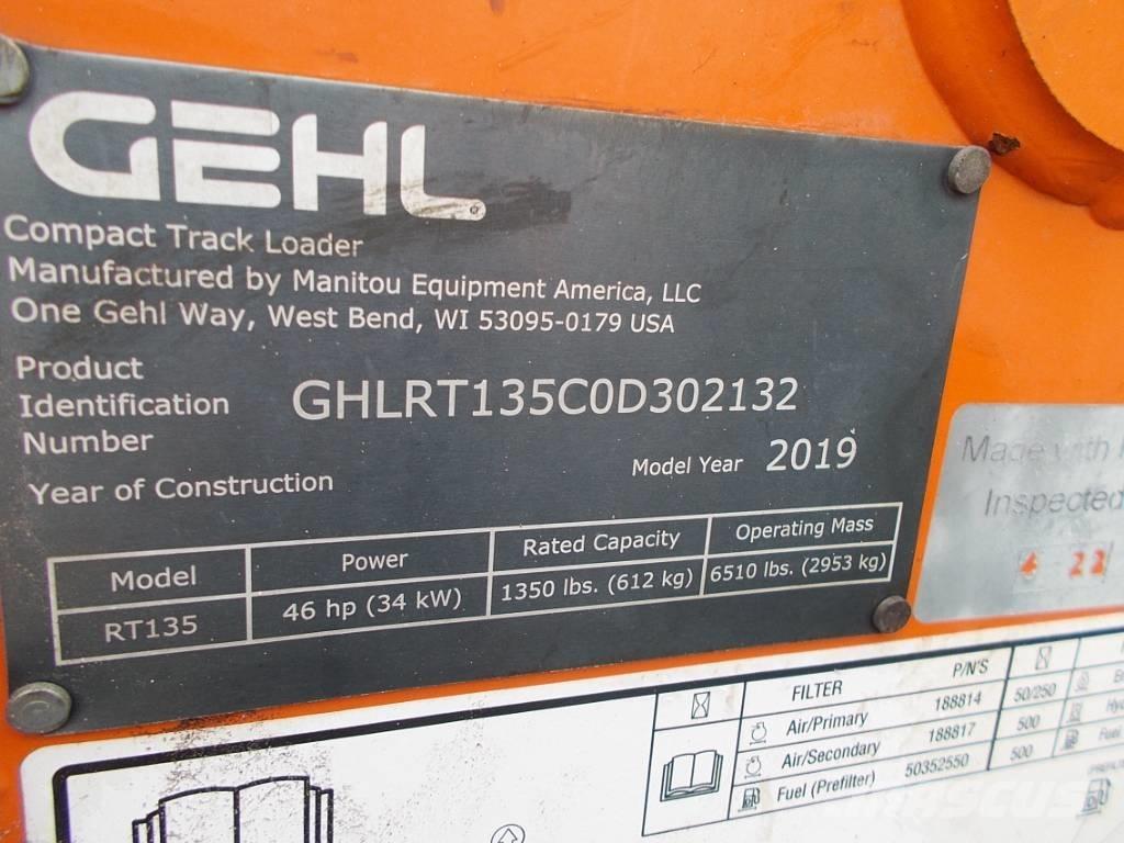 Gehl RT135  스키드로더