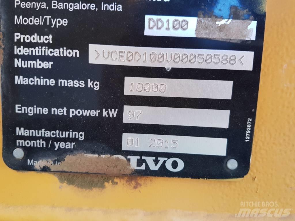 Volvo DD100 트윈 드럼 롤러