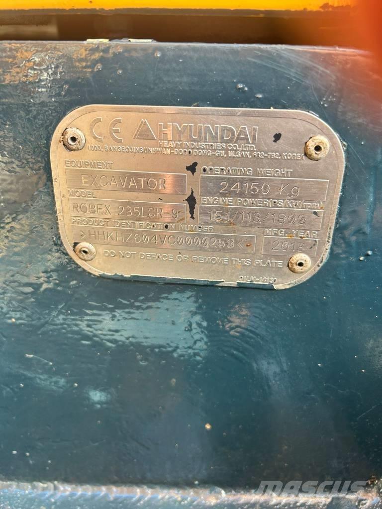 Hyundai 235 LCR-9 원목 하베스터