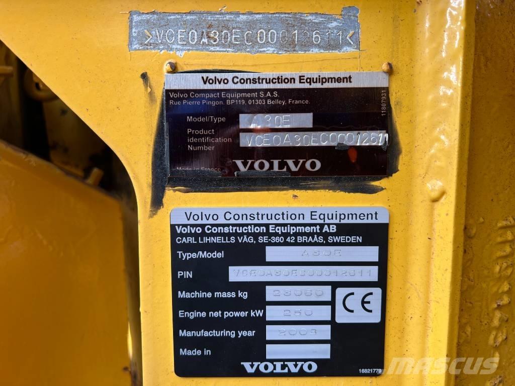 Volvo A30E 연결식 홀러