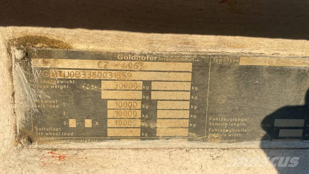 Goldhofer TU 3- 24/80 로우 로더