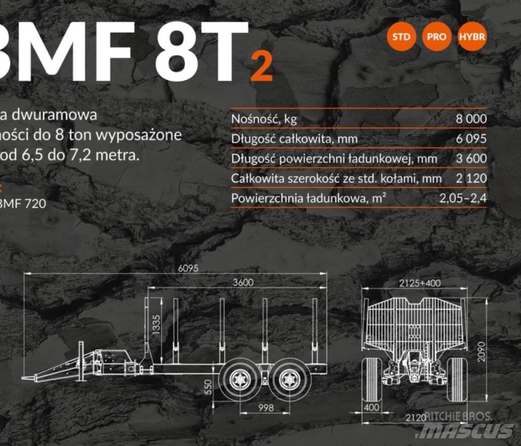 BMF 8T2 650 임업용 트레일러