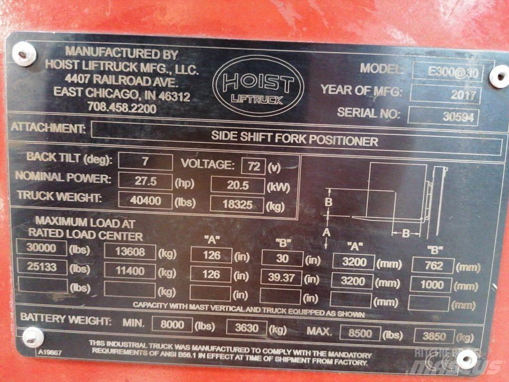 Hoist E300 전동 지게차