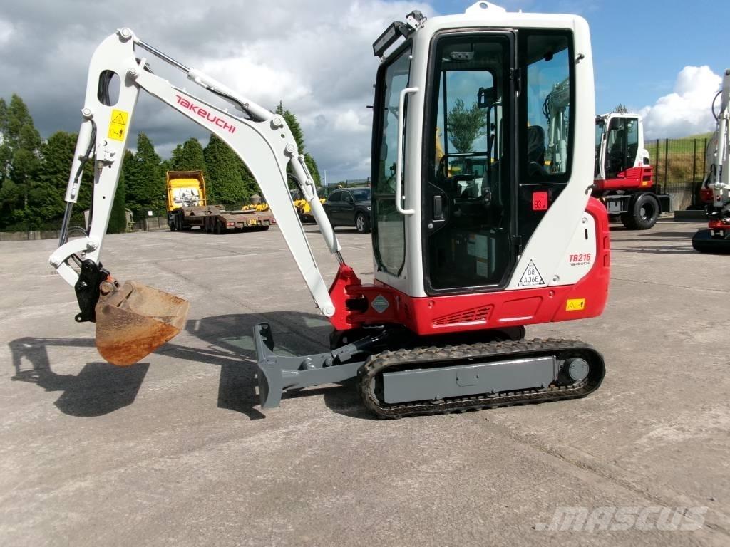 Takeuchi TB 216 소형 굴삭기 7톤 미만
