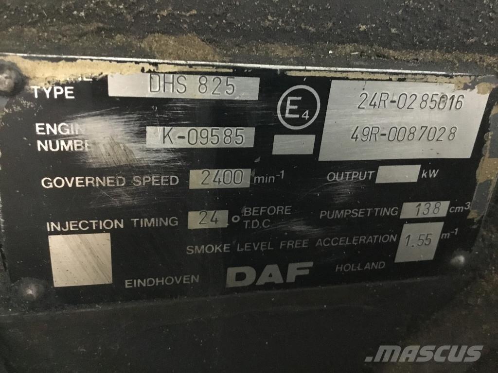 DAF DHS 825 USED 엔진