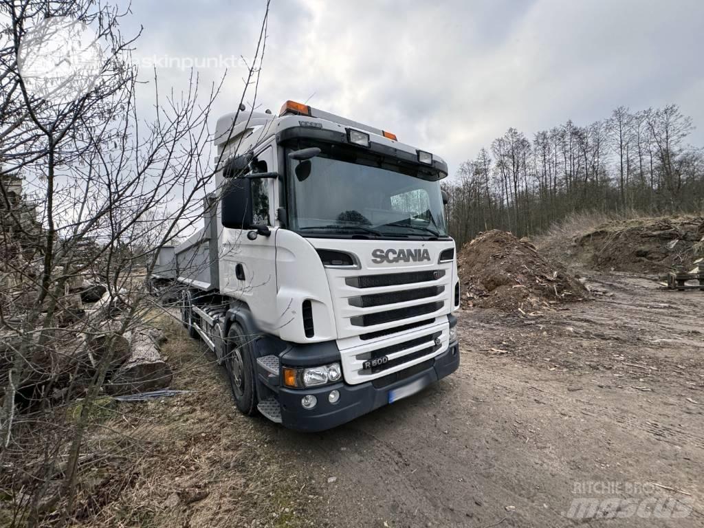 Scania R 500 LB 훅 리프트 트럭