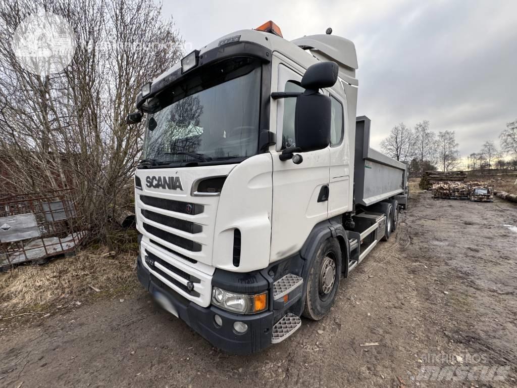 Scania R 500 LB 훅 리프트 트럭