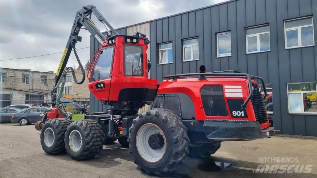 Komatsu 901 원목 하베스터