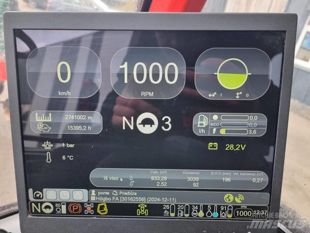 Komatsu 901 원목 하베스터