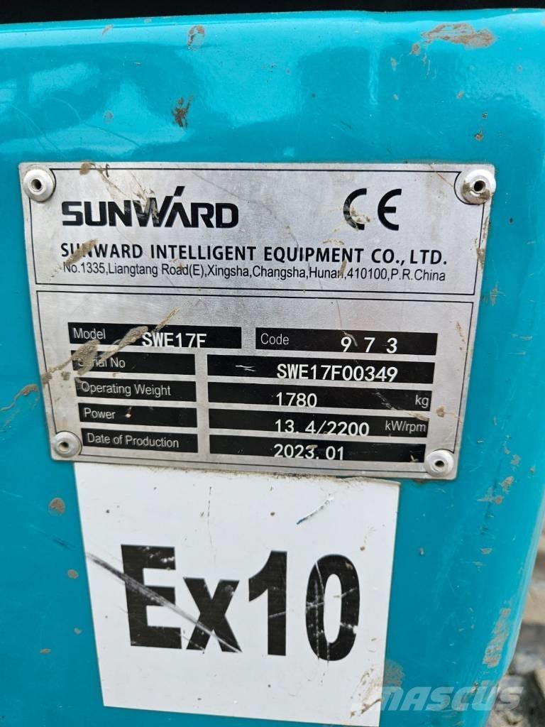 Sunward SWE 17 F 소형 굴삭기 7톤 미만
