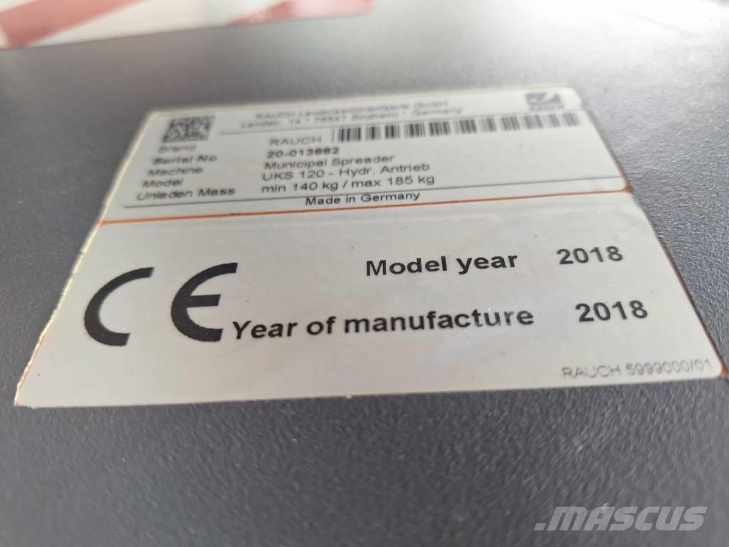 Rauch UKS 120 모래(염화칼슘) 살포기