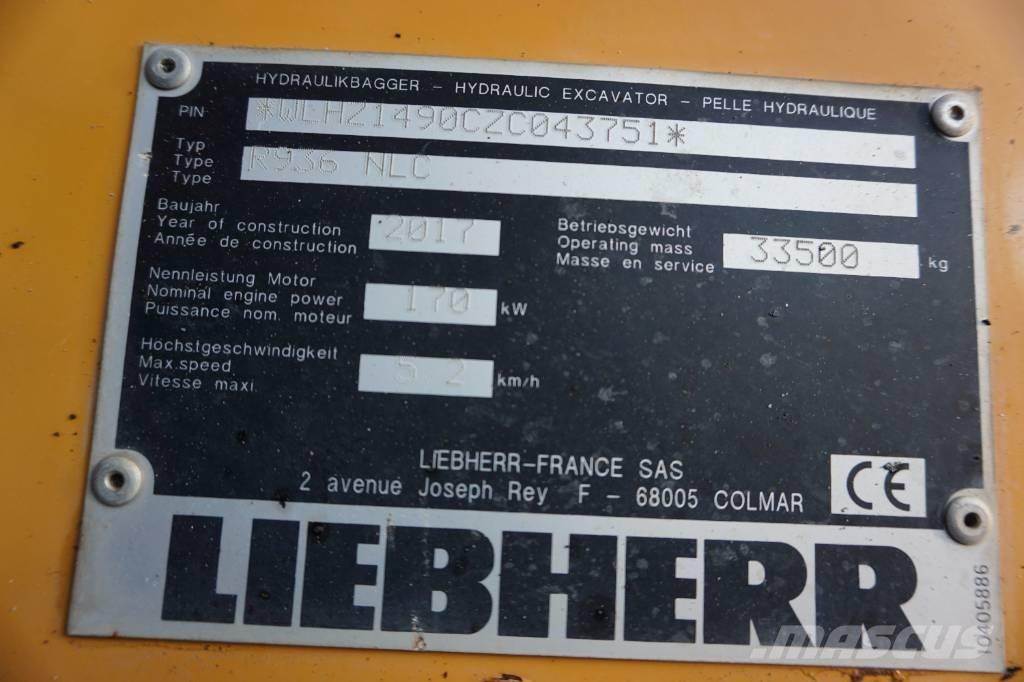 Liebherr R 936 N LC 대형 굴삭기 29톤 이상