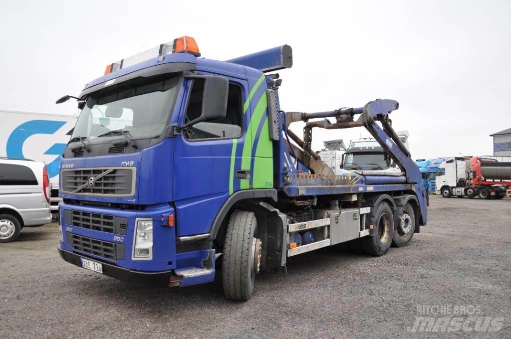 Volvo FM-380 6*2 스킵 로더 트럭