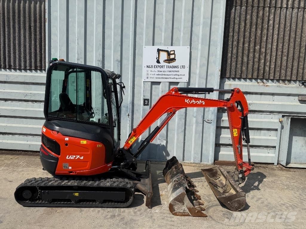 Kubota U 27 소형 굴삭기 7톤 미만