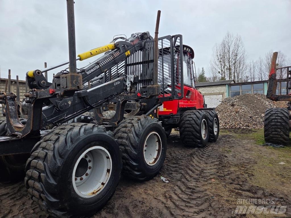 Komatsu 845 원목 포워더