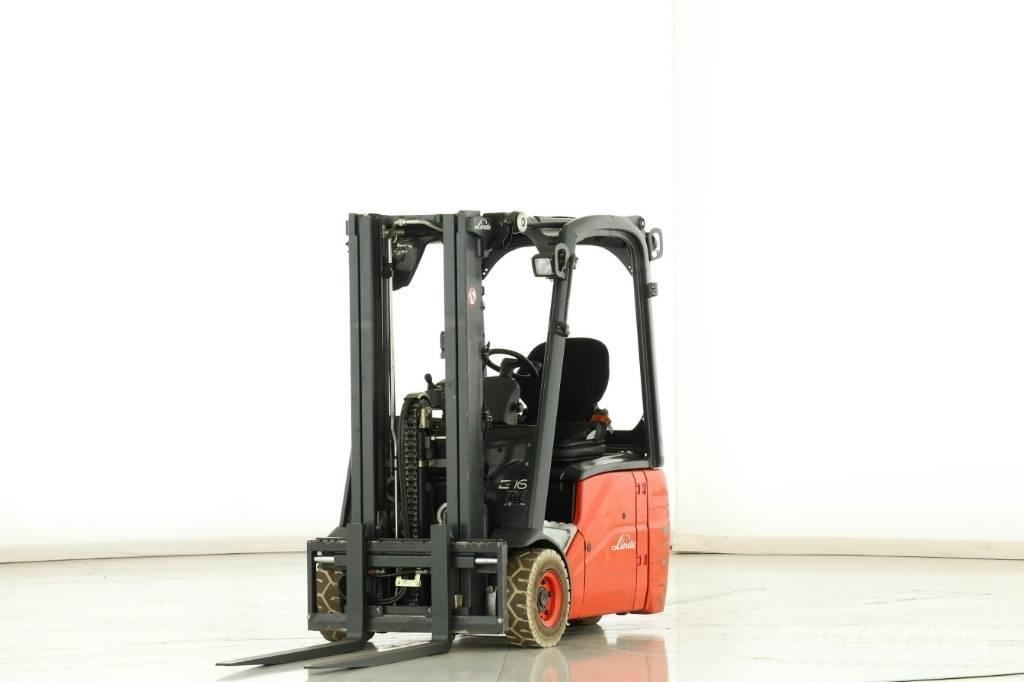 Linde E-16-C-01 전동 지게차