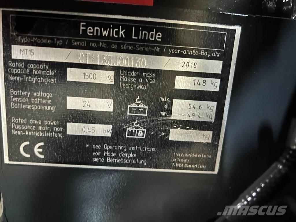 Linde MT 15 경량 리프터