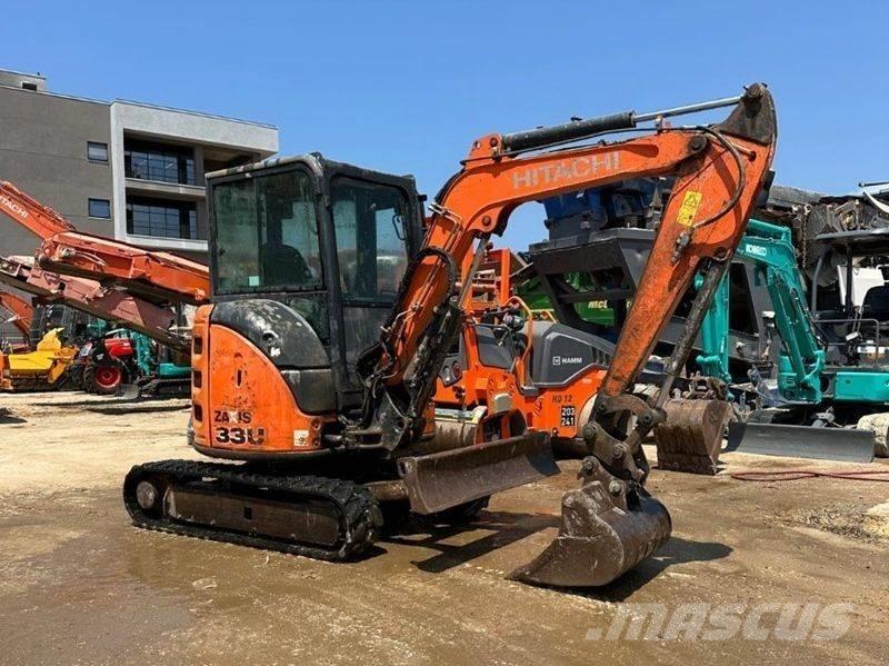 Hitachi ZX 33 U-5 소형 굴삭기 7톤 미만