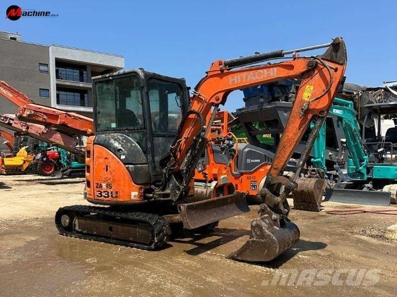 Hitachi ZX 33 U-5 소형 굴삭기 7톤 미만