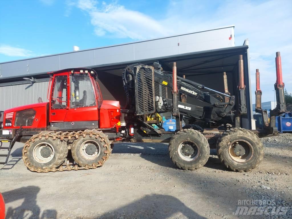 Komatsu 875 원목 포워더