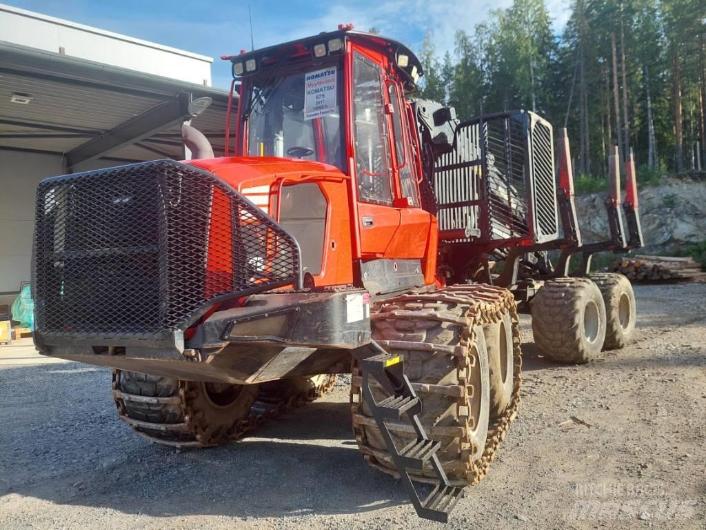 Komatsu 875 원목 포워더