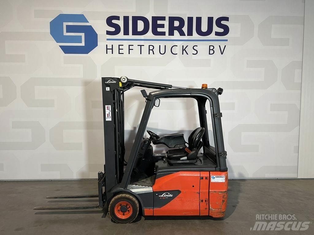 Linde E16 전동 지게차
