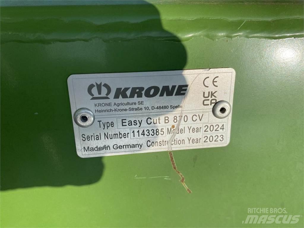 Krone EC B 870 CV 제초기