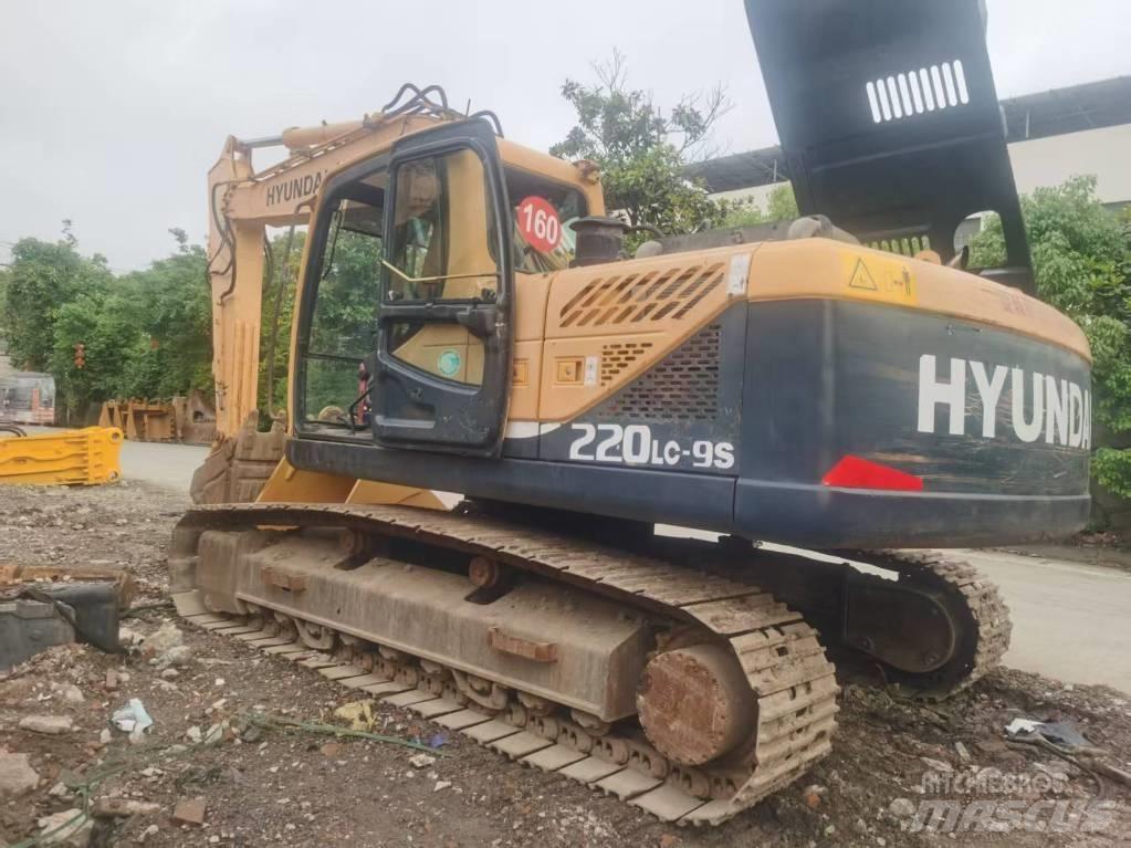 Hyundai R220lc-9s 대형 굴삭기 29톤 이상