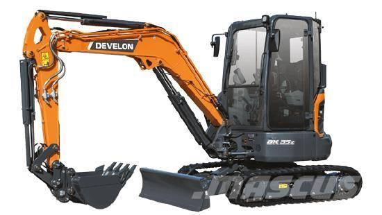 Develon DX 35 Z-7 소형 굴삭기 7톤 미만