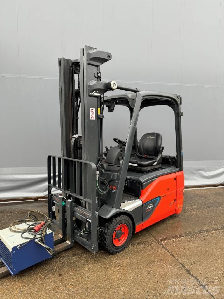 Linde E16-02 전동 지게차